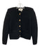 Ba&sh Size XS Black Cotton & Polyamide Gold Buttons Knit Pockets Cardigan Black / XS