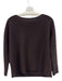 Eileen Fisher Size XXS Chocolate Brown Cashmere Wide Neck Knit Sweater Chocolate Brown / XXS