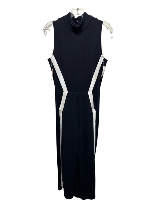 Spanx Size Small Black & White Polyester & Elastane White Side Stripe Jumper Black & White / Small