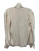 Antonio Melani Size XS Cream White Silk Blend Long Sleeve Button Up Pussybow Top Cream White / XS