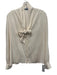 Antonio Melani Size XS Cream White Silk Blend Long Sleeve Button Up Pussybow Top Cream White / XS