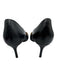 Jimmy Choo Shoe Size 37.5 Black Leather Upper Low Heel Pointed Almond Toe Pumps Black / 37.5
