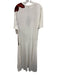 Farm Rio Size XS White multi Cotton Floral Pleat 1/2 Arm Round Neck Dress White multi / XS