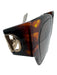 Christian Dior Brown, Black & Gold Acetate Large Buckle Tortoise Sunglasses Brown, Black & Gold