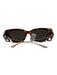 Christian Dior Brown, Black & Gold Acetate Large Buckle Tortoise Sunglasses Brown, Black & Gold