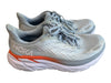 Hoka Shoe Size 6 Blue textile upper Rubber Sole lace up Running Clifton 8 Shoes Blue / 6