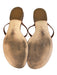 Valentino Garavani Shoe Size 38 Brown & Red Leather Coral Detail Flat Shoes Brown & Red / 38