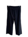 Burberry Size M Black Cotton Elastic Drawstring Side Stripe No Pockets Pants Black / M