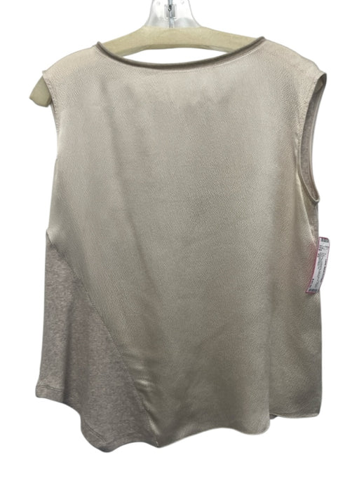 Fabiana Filippi Size XS Bi Color Heathered Fabric Block Rolled Neck Top Bi Color / XS