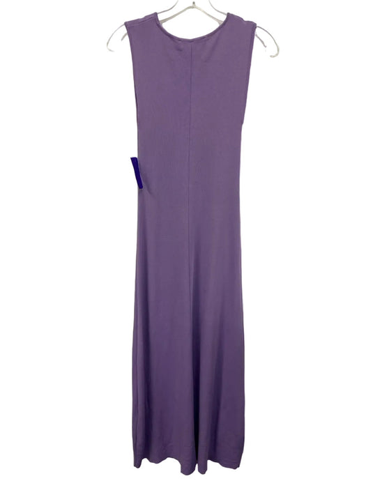 Solid & Striped Size Medium Purple Viscose Blend Sleeveless Knit Maxi Dress