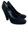 Gucci Shoe Size 37 Black Suede Square Toe Pumps Black / 37