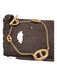 Hermes Gold Tone 18k Gold Chain Geometric Toggle Clasp Bracelet Gold Tone