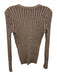 Jonathan Simkhai Size S Brown & Black Rayon Blend ribbed knti trim Skirt Set Brown & Black / S