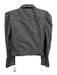 Blank NYC Size S Charcoal Gray Cotton Denim Puff Shoulder Jacket Charcoal Gray / S