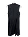 Derek Lam Size S Black V Neck Sleeveless Side Zip Knee length Dress Black / S