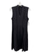 Derek Lam Size S Black V Neck Sleeveless Side Zip Knee length Dress Black / S