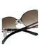 Givenchy Brown Metal round Oversized Cut Out CZ Detail Sunglasses Brown