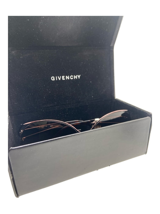 Givenchy Brown Metal round Oversized Cut Out CZ Detail Sunglasses Brown