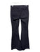 Free People Size 26 Black Cotton & Viscose Elastic Waist High Rise Jeans Black / 26