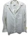 Grayson Size 2 White Cotton Semi Sheer Long Sleeve pocket Button Down Top White / 2