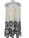 Ulla Johnson Size 4 White & Blue Linen & Cotton Spaghetti Strap Maxi Skirt Set White & Blue / 4