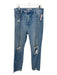 Mother Superior Size 33 Light Wash Cotton Denim Whiskering Zip & Button Jeans Light Wash / 33