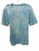 Diesel Size M Blue & White Cotton Blend Tye Dye T shirt Crew Men's Short Sleeve Blue & White / M