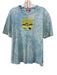 Diesel Size M Blue & White Cotton Blend Tye Dye T shirt Crew Men's Short Sleeve Blue & White / M