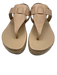 Vince Shoe Size 10 Beige Leather Upper Thong Elastic Ankle T Strap Sandals Beige / 10