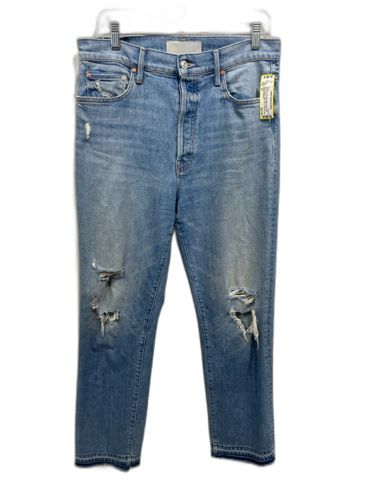 Mother Superior Size 32 Medium light wash Cotton Blend Denim High Waist Jeans Medium light wash / 32
