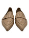 AGL Shoe Size 39.5 Blush Beige Leather Upper Patent Pointed Toe Flat Loafers Blush Beige / 39.5