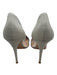Gianvito Rossi Shoe Size 38.5 Black & Beige Leather & PVC Stiletto Pumps Black & Beige / 38.5