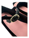 Chanel Shoe Size 39 Wide Pink & Black Leather Pointed Toe Stitched Logo Flats Pink & Black / 39 Wide