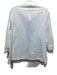 WHYCI Size 44 White, BLue, Brown Cotton Button Down Long Sleeve Top White, BLue, Brown / 44
