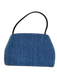 Ferragamo Blue Wash Canvas Gold hardware Denim Turnlock Shoulder Bag Blue Wash / M