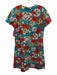 La Double J Size L Blue, Red, Pink Cotton Short Sleeve Poppy Knee length Dress Blue, Red, Pink / L