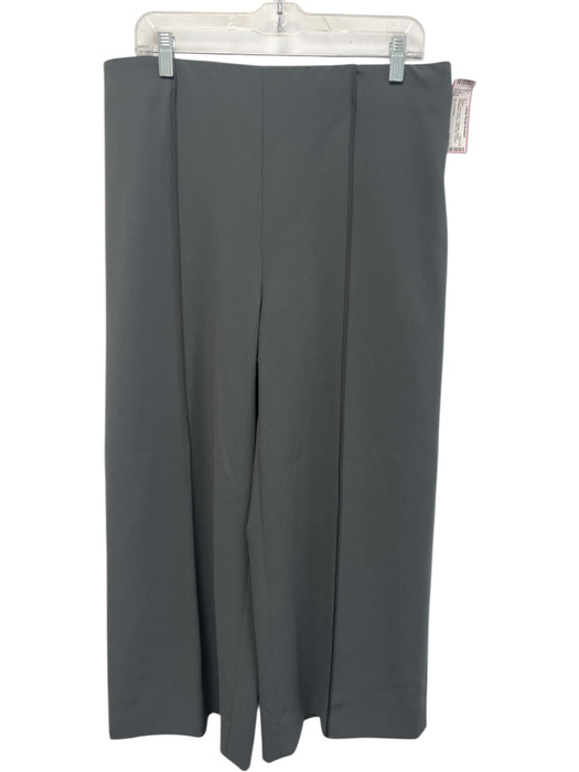 KZ_K STUDIO Size L Dark Green Polyester Elastic Waistband Pintuck Wide Leg Pants Dark Green / L