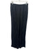Anine Bing Size M Black Viscose Elastic Waistband Polka Dot Wide Leg Pants Black / M