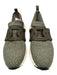Tod's Shoe Size 38 Green Synthetic Knit Leather Detail Slip On Sock Sneakers Green / 38