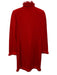 St John Collection Size 4 Red Wool Blend Long Sleeve Fringe Chore Pockets Jacket Red / 4