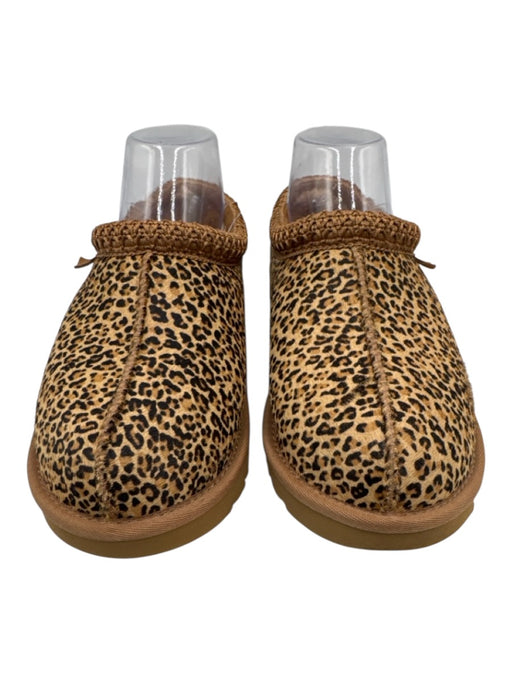 Ugg Shoe Size 8 Mixed Brown Pony Hair Shearling Leopard Low Top Slippers Mixed Brown / 8