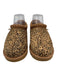 Ugg Shoe Size 8 Mixed Brown Pony Hair Shearling Leopard Low Top Slippers Mixed Brown / 8