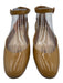 Francesco Russo Shoe Size 38.5 Beige Patent Leather Almond Toe Ankle Wrap Flats Beige / 38.5