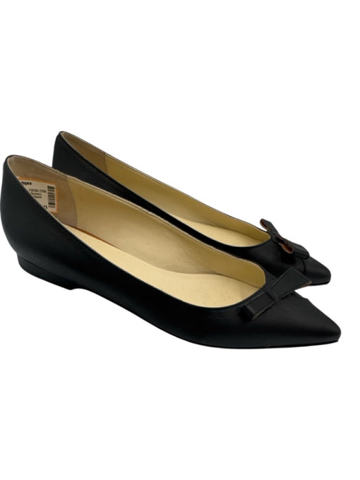 Sarah Flint Shoe Size 38.5 Black & Brown Leather Pointed Toe Bow Detail Flats Black & Brown / 38.5