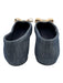Ferragamo Shoe Size 8 Navy & Beige Textile & Leather Round Toe Bow Detail Flats Navy & Beige / 8