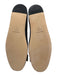 Ferragamo Shoe Size 8 Navy & Beige Textile & Leather Round Toe Bow Detail Flats Navy & Beige / 8