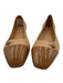 Sarah Flint Shoe Size 38.5 Beige & Brown Leather Patent Leather Toe Cap Flats Beige & Brown / 38.5