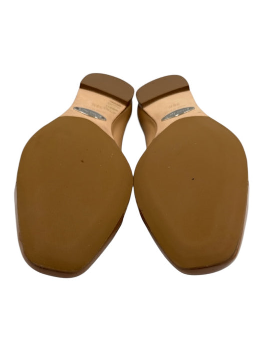 Sarah Flint Shoe Size 38.5 Beige & Brown Leather Patent Leather Toe Cap Flats Beige & Brown / 38.5