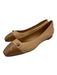 Sarah Flint Shoe Size 38.5 Beige & Brown Leather Patent Leather Toe Cap Flats Beige & Brown / 38.5