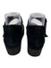 L'Amour des Pieds Shoe Size 8.5 Black Leather Upper Suede Peep Toe Sandals Black / 8.5